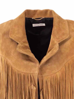 Замшевая куртка Saint Laurent