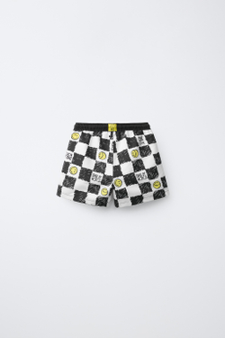 ZARA ПЛАВКИ SMILEYWORLD ®, ЧЕРНЫЙ/ЖЕЛТЫЙ