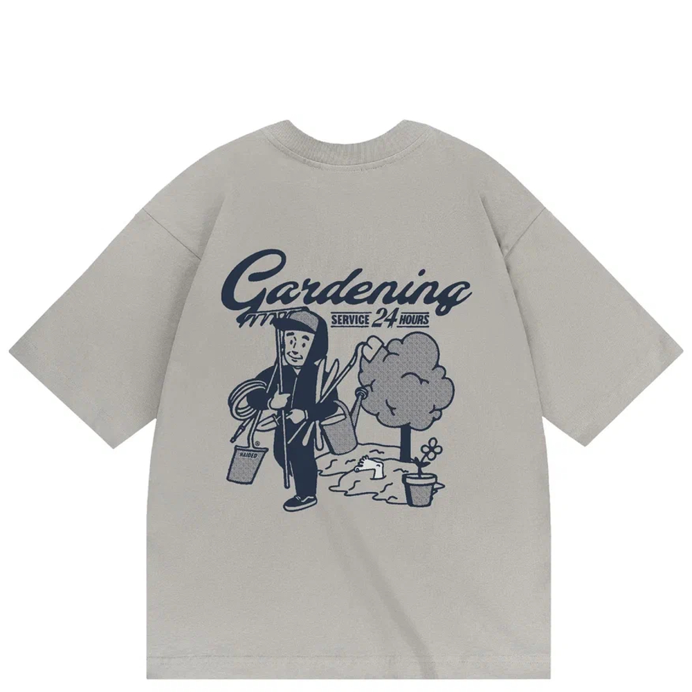 Футболка Haided GARDENING RLXD HW TEE steel.grey