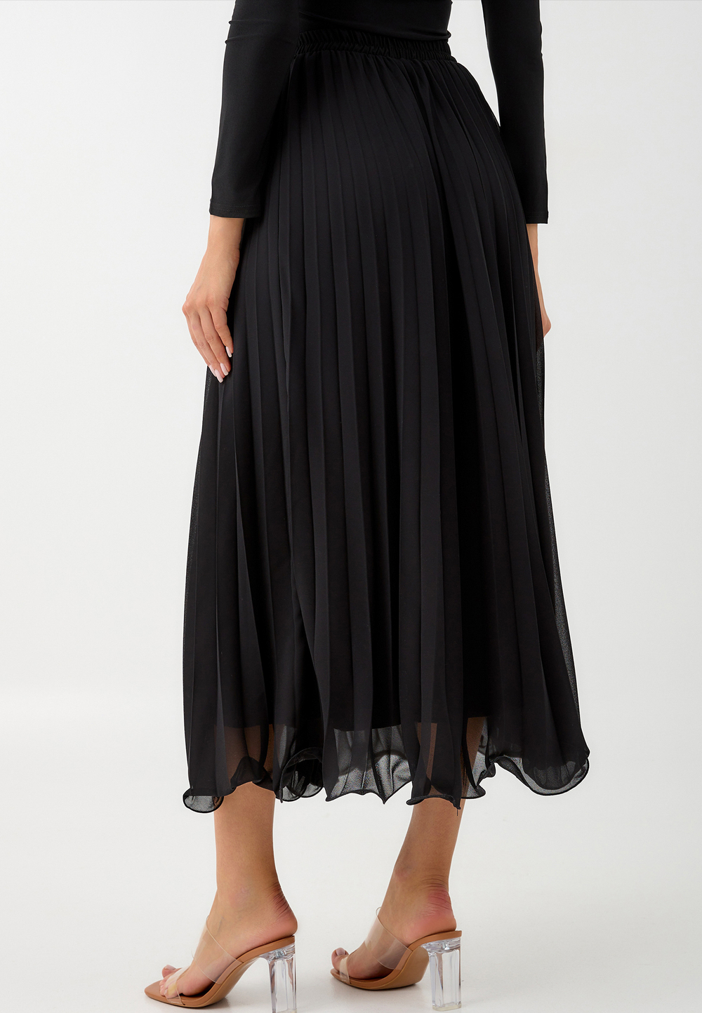 Юбка плиссе макси 90