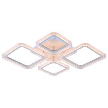 Светодиодная люстра RGB 84W+8W 3000К-6000К 9826/2+2 WHT белый Profit Light