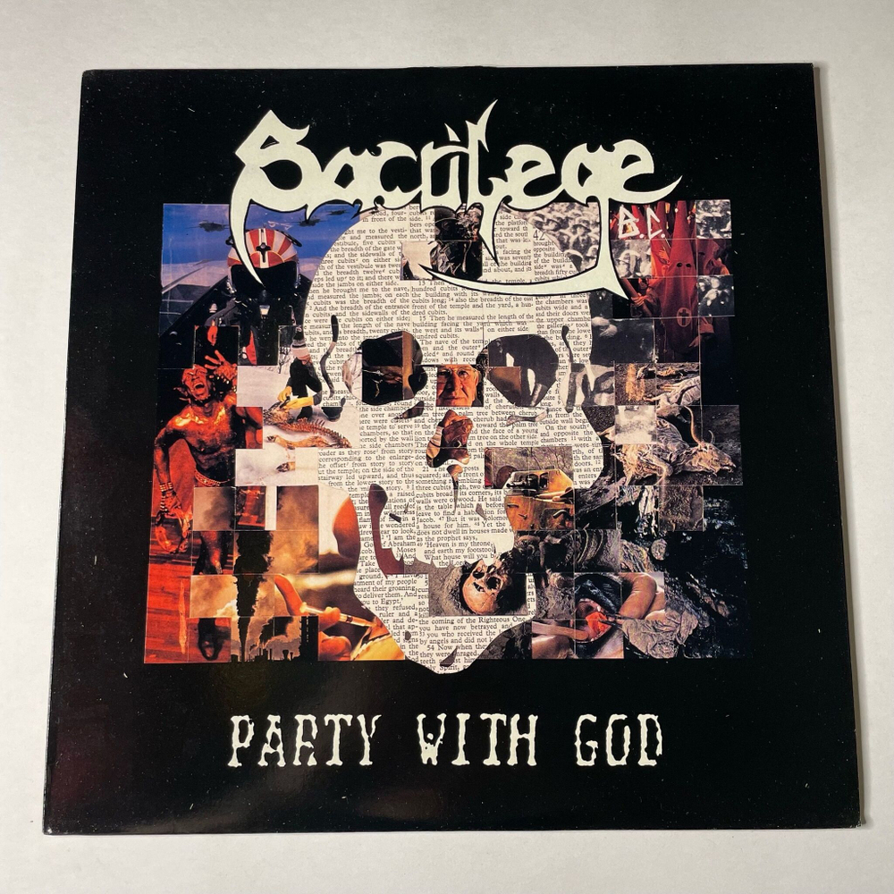 Винтажная виниловая пластинка LP Sacrilege B.C. Party With God (UK 1986)