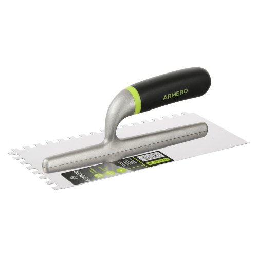 Гладилка ARMERO 280*130мм нерж.сталь, зуб 8*8 мм     A231/288