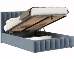 Кровать с подъёмным механизмом 1800 Анкона, темно-серый