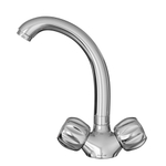 Смеситель для кухни 1/2 кер. MIXLINE ML02-032 низкий излив п/гайку (без подводки)