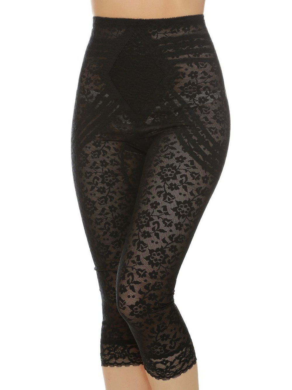 Корсетные штаны-капри очень сильной степени коррекции (Размер: L) (Цвет: белый)