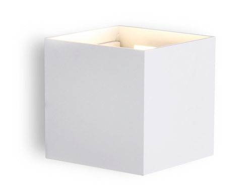 Настенный светодиодный светильник FW137 WH/S белый/песок LED 3000K 10W 100*100*100