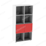 Стеллаж вертикальный 8 с дверцами