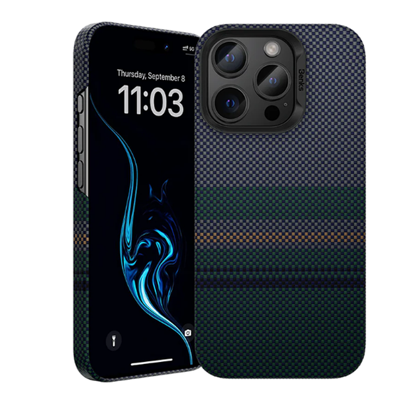 Чехол Benks Aurora ArmorAir Case Kevlar 600D для iPhone 16 Pro Max 6.9&quot; черный (Black)