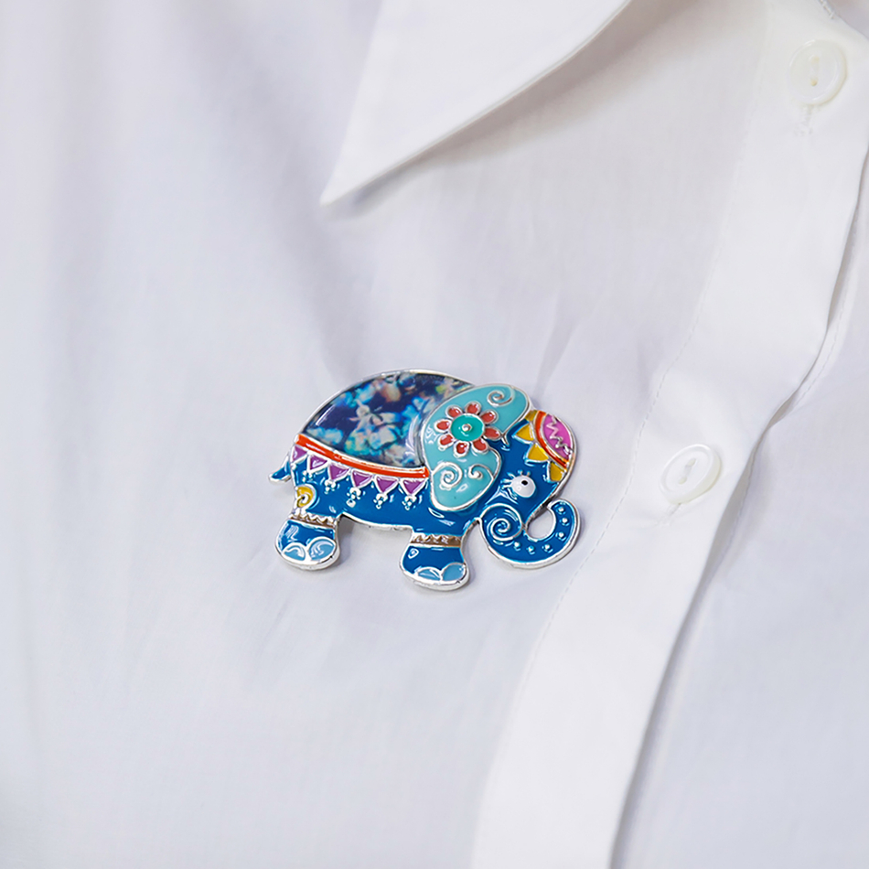 Брошь Shadore Слон XZ2293.20 G/S