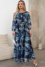 Платье Рафаэлла (синий) Р11-1233/4 Nikol