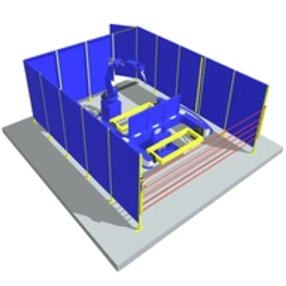 Одноосевой позиционный стол WB1L для сварочных роботов