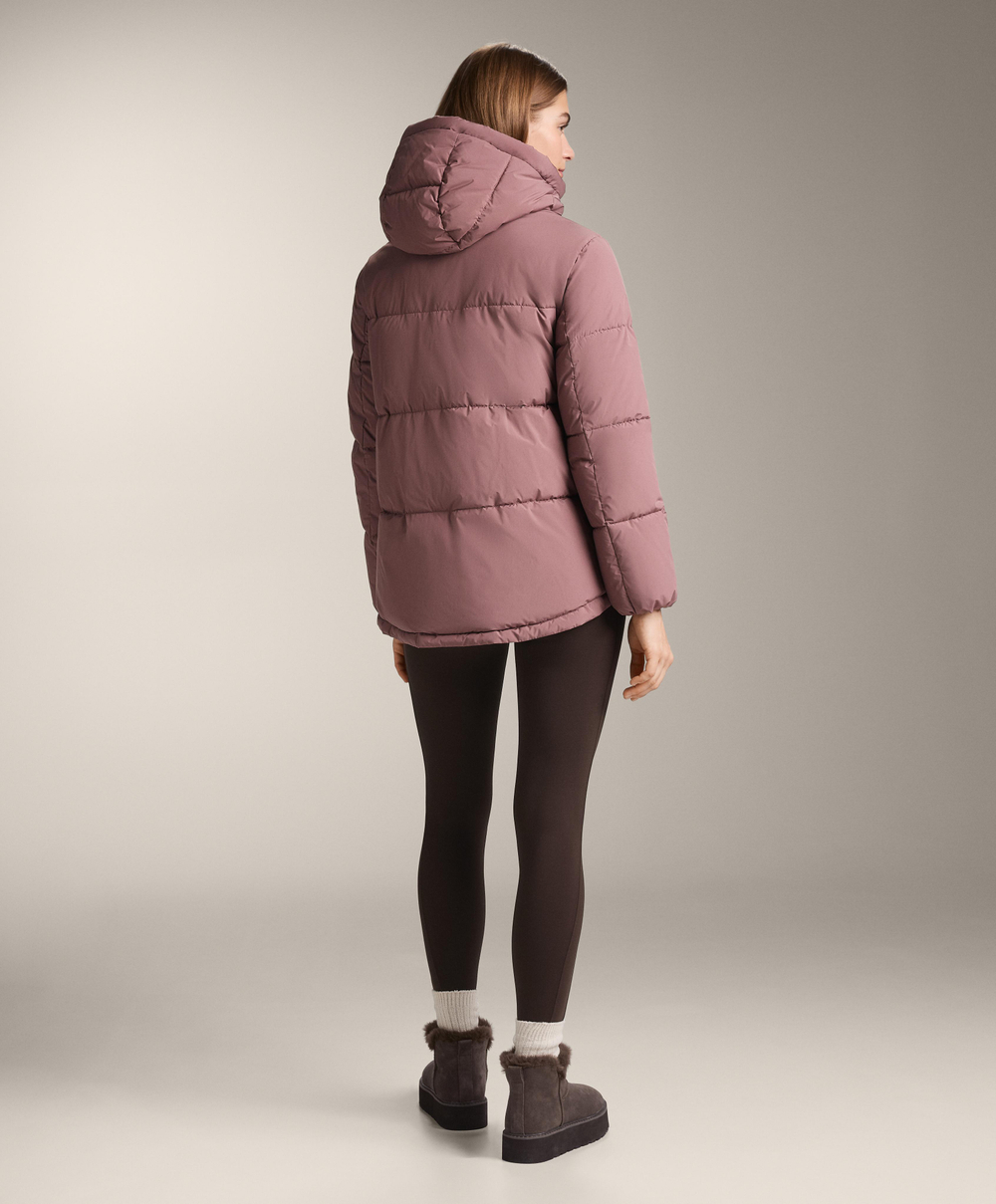 Oysho Водоотталкивающая утепленная куртка Primaloft®, фиолетово-розовый