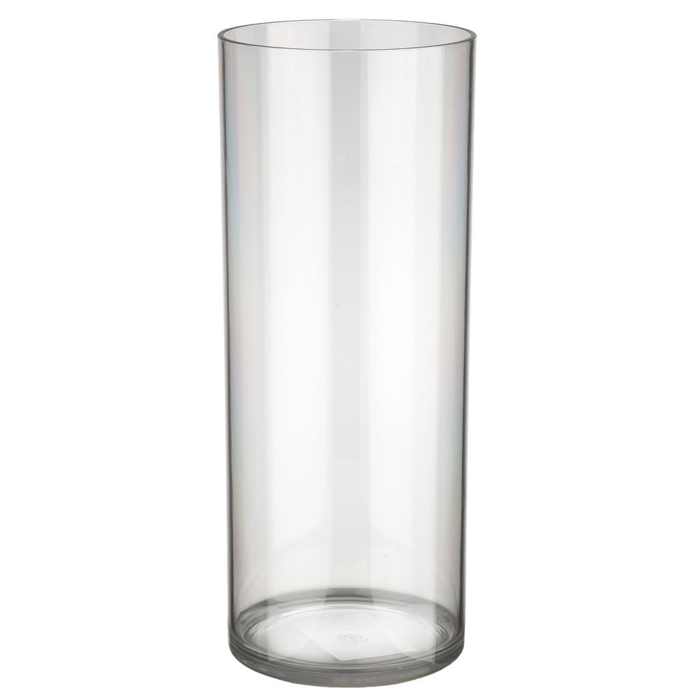 Вазон "Round" (пластик) D12xH30см (Прозрачный)