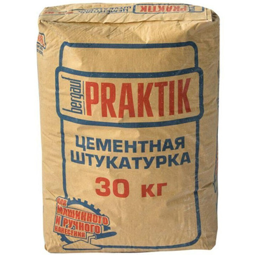 Штукатурка цементная Bergauf Praktik 30 кг