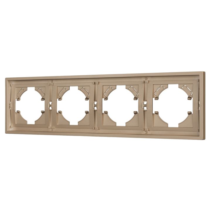 Рамка пластиковая FRM-TENDO-PL-4-GD Arlight 053850