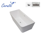 Ванна LUGANO акриловая отдельностоящая Ceruttispa (1700х750х580)