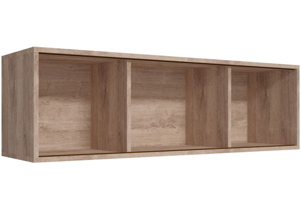 Шкаф навесной Мариус М-03 дуб баррик / белый матовый