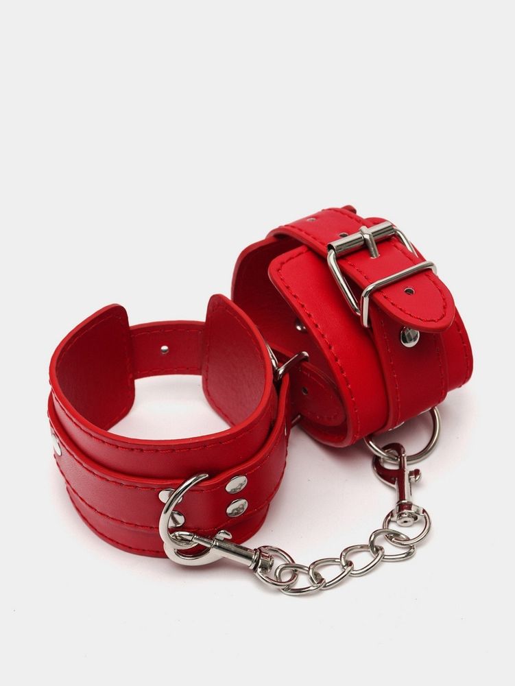 БДСМ наручники красные