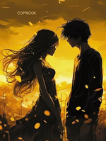 Тетрадь на гребне 48л. блестки "Романтика" (Апплика)