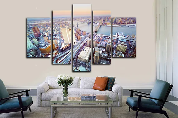 Модульная картина "Мегаполис"