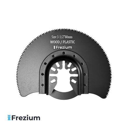 Насадка полукруглая для реноватора по дереву и пластику "Frezium" 88 мм