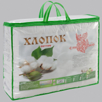 Одеяло "РУ. ХЛОПОК" Русская сказка, стандарт, плотность 300 г/м2, тик 100% хлопок, Россия.