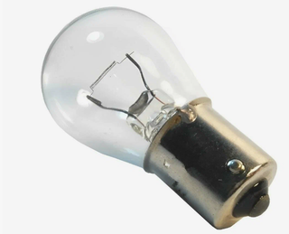 Автолампа  Р 12-21  (P21W)  в стопы 1-но конт БЕЛАЯ РarusAuto 12523\10