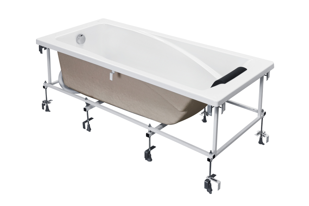 ВАННА АКРИЛОВАЯ ROCA HALL 170X75  в комплекте сифон, каркас