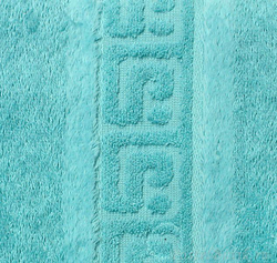 Махровое полотенце Noblesse 1001 бирюзовое от Cawo Германия