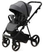 Детская коляска Adamex Quantum 3 в 1 Q-TK57 TIP (Т.СЕРЫЙ)