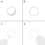 Wall design lamp  Dots by Vibia (dark-Grey)