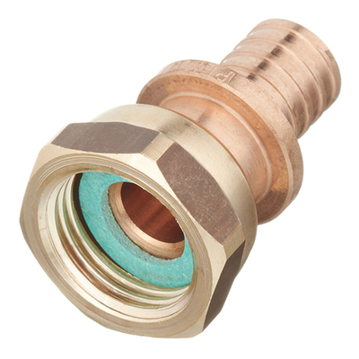 Муфта надвижная В бронзовая Rehau (Рехау плоское уп) 16х3/4' RХ с накидной гайкой (456336 / 366076 )