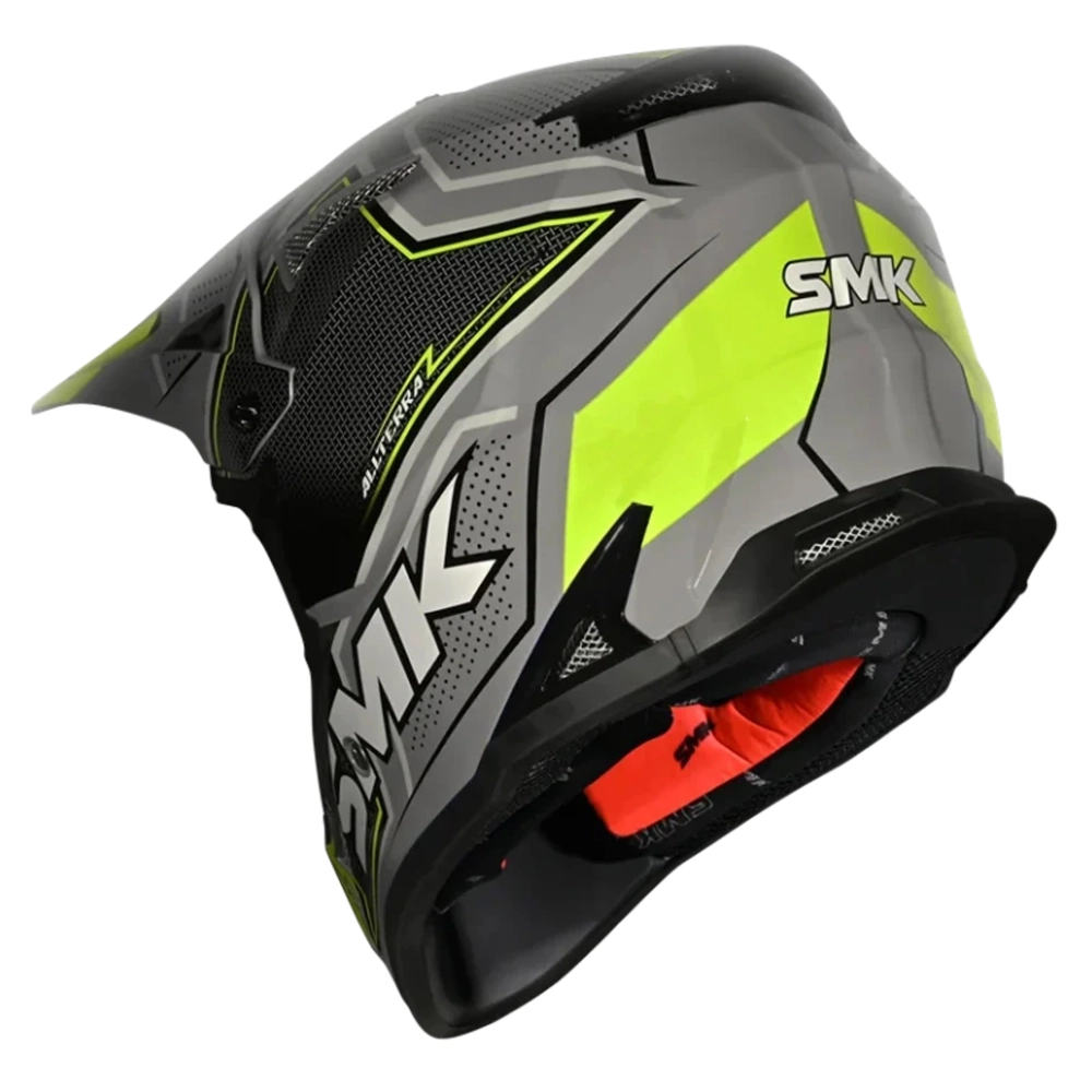 Шлем SMK ALLTERRA MAVERIX, цвет серый/желтый (L)