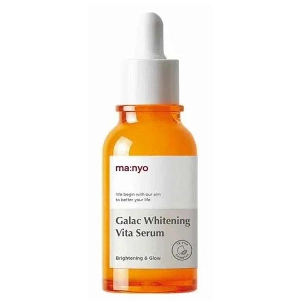MANYO Антивозрастная Осветляющая Сыворотка д/лица Galac Whitening Vita Serum 50мл (52014)