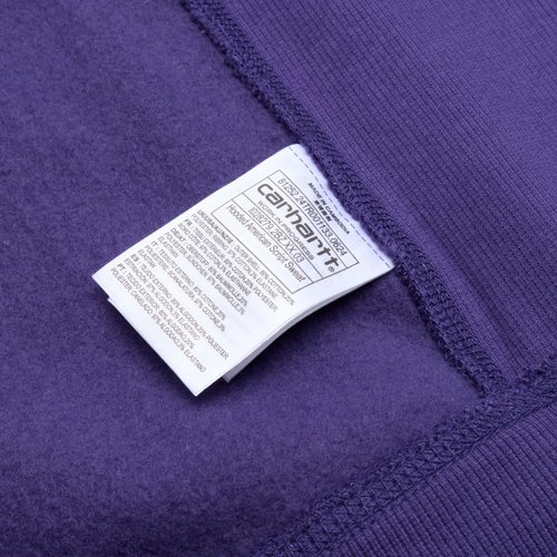 Толстовка мужская Carhartt WIP Hooded American Script артикул:I028279_aura - купить в магазине Дайс