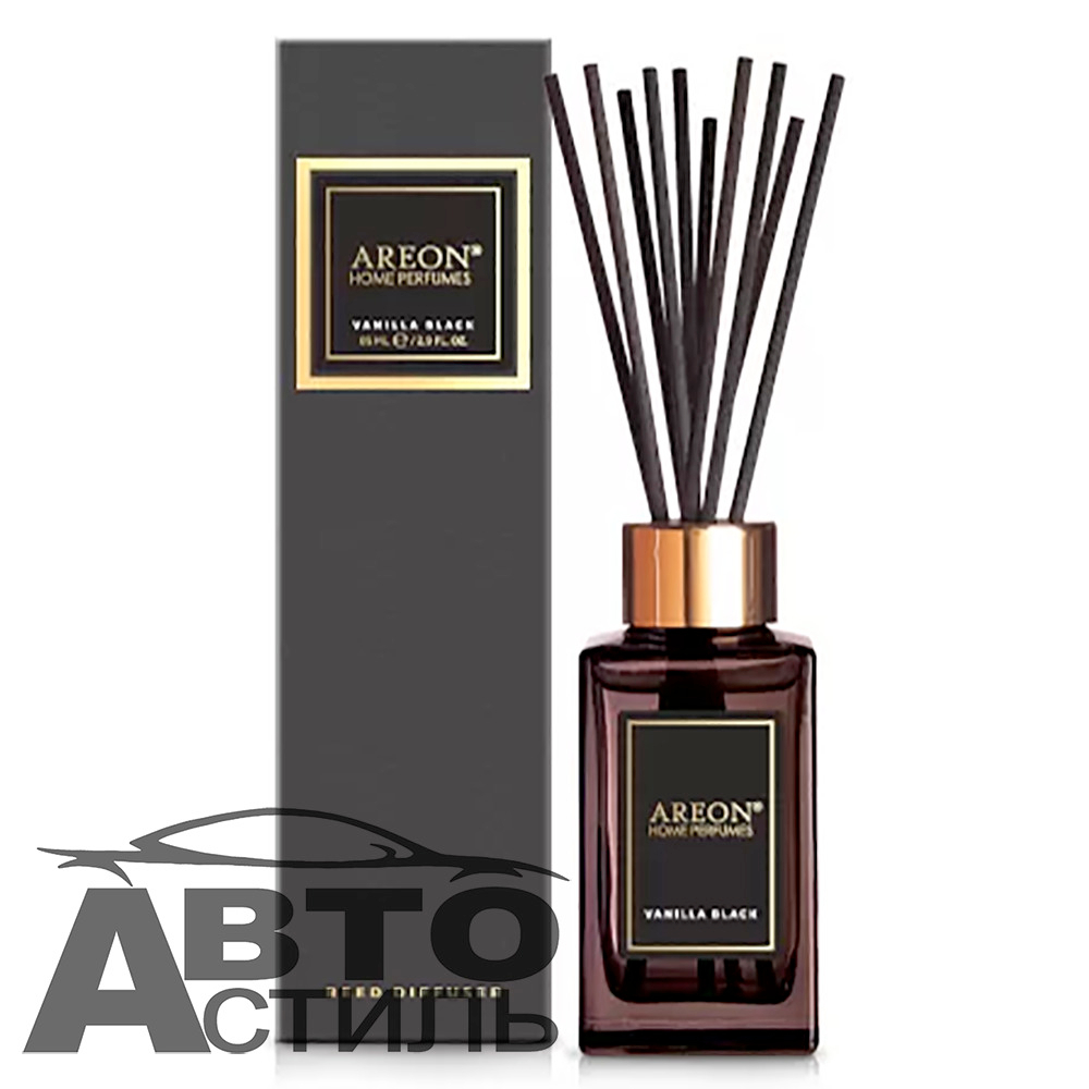 Ароматизатор-диффузор  AREON Sticks 85мл PREMIUM Vanilla Black (Блэк Ваниль)