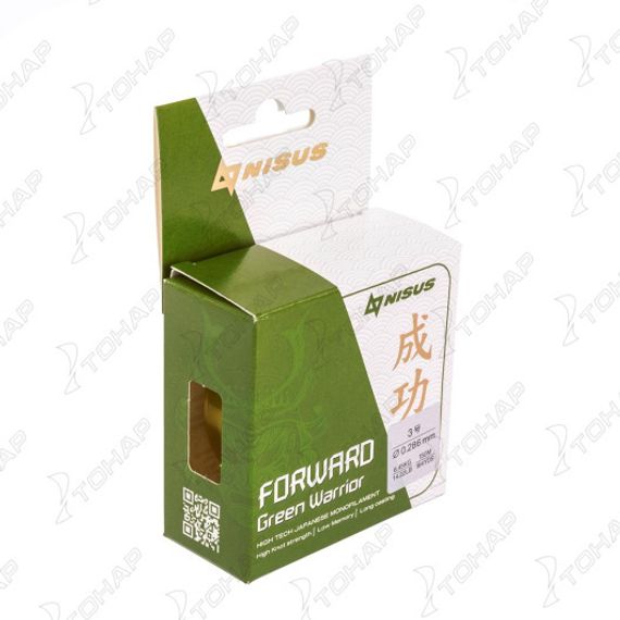 Леска FORWARD Green Warrior 0,286mm/150m Nylon (N-FGW-0286-150) Nisus
