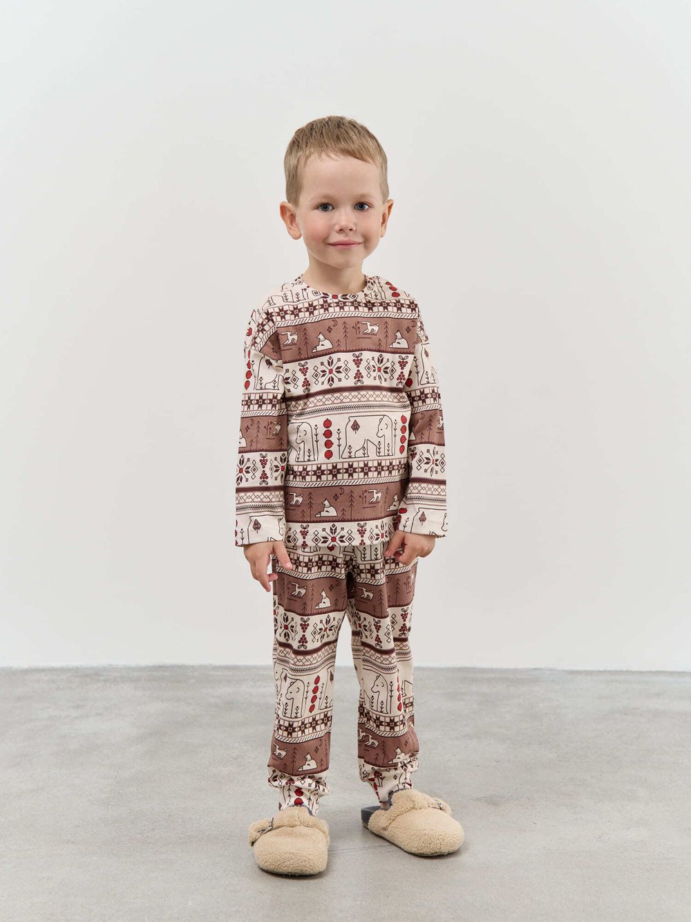 Пижама для мальчиков "Лесные сказки" 0+