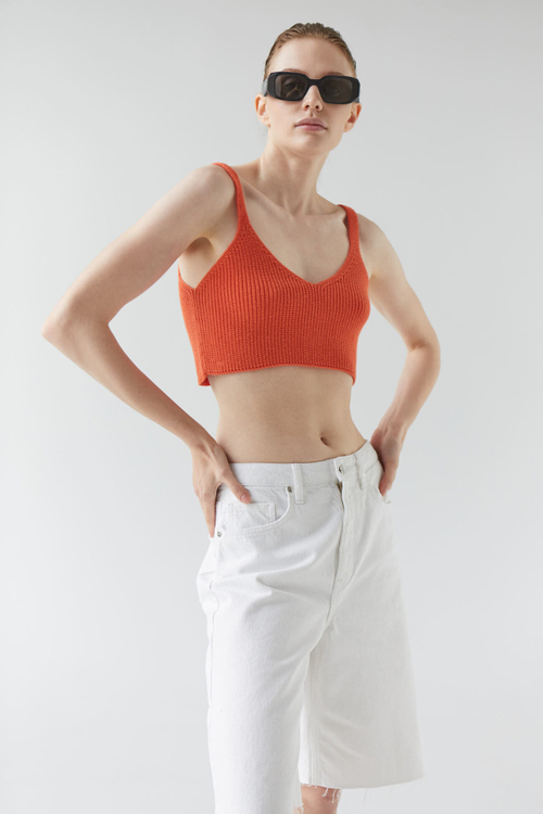 Брюки вязаные, хлопок, черный