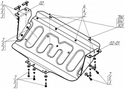 Защита радиатора для Oting Paladin 2023- Motodor.78607