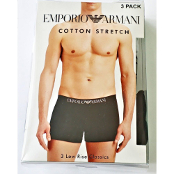Набор мужских трусов боксеров (черные ,серые, белые) 3шт, Emporio Armani Classic set