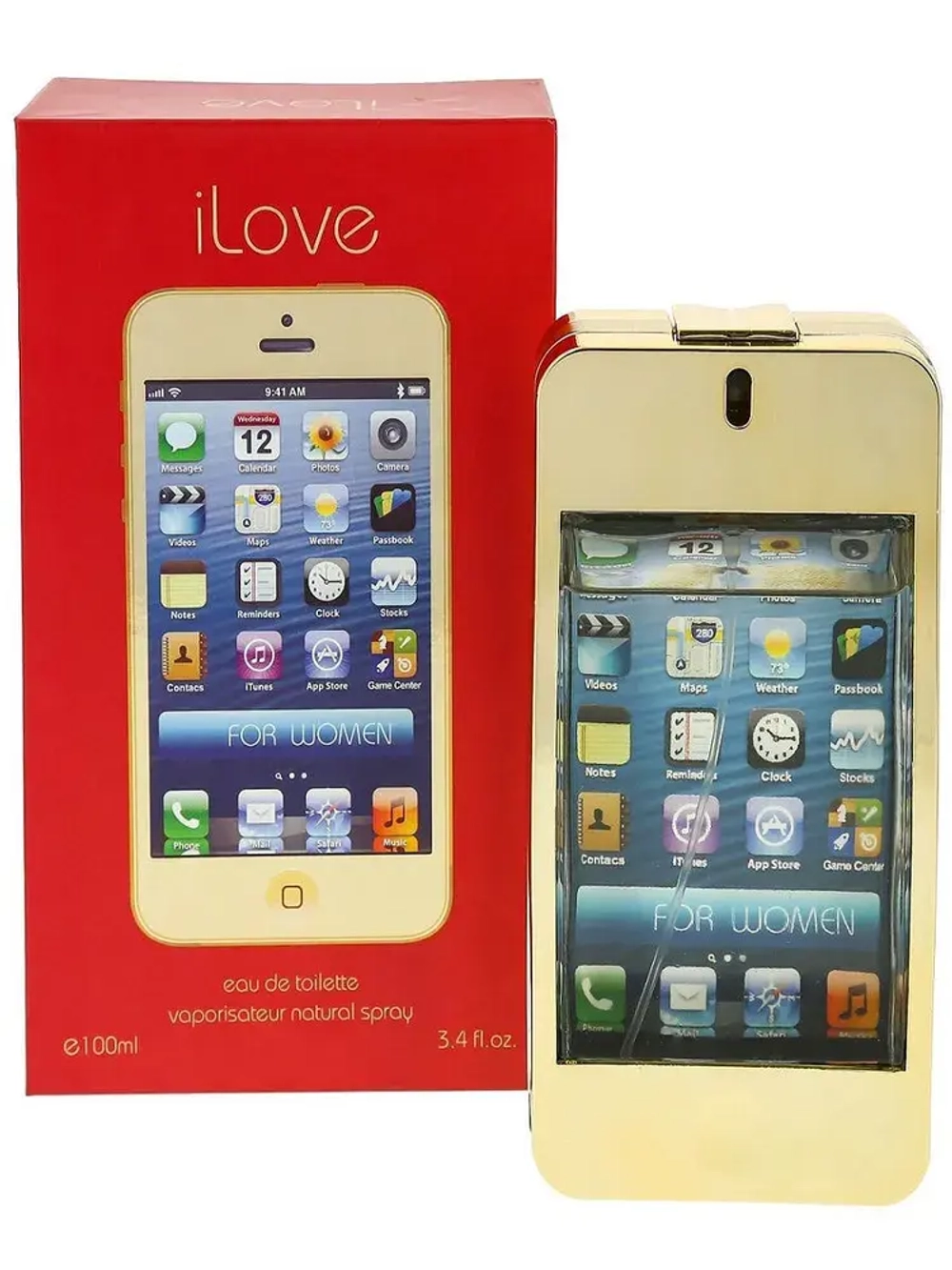 Парфюмерная Вода для женщин "I LOVE FOR WOMEN RED" ( i PHONE) 100мл Россия
