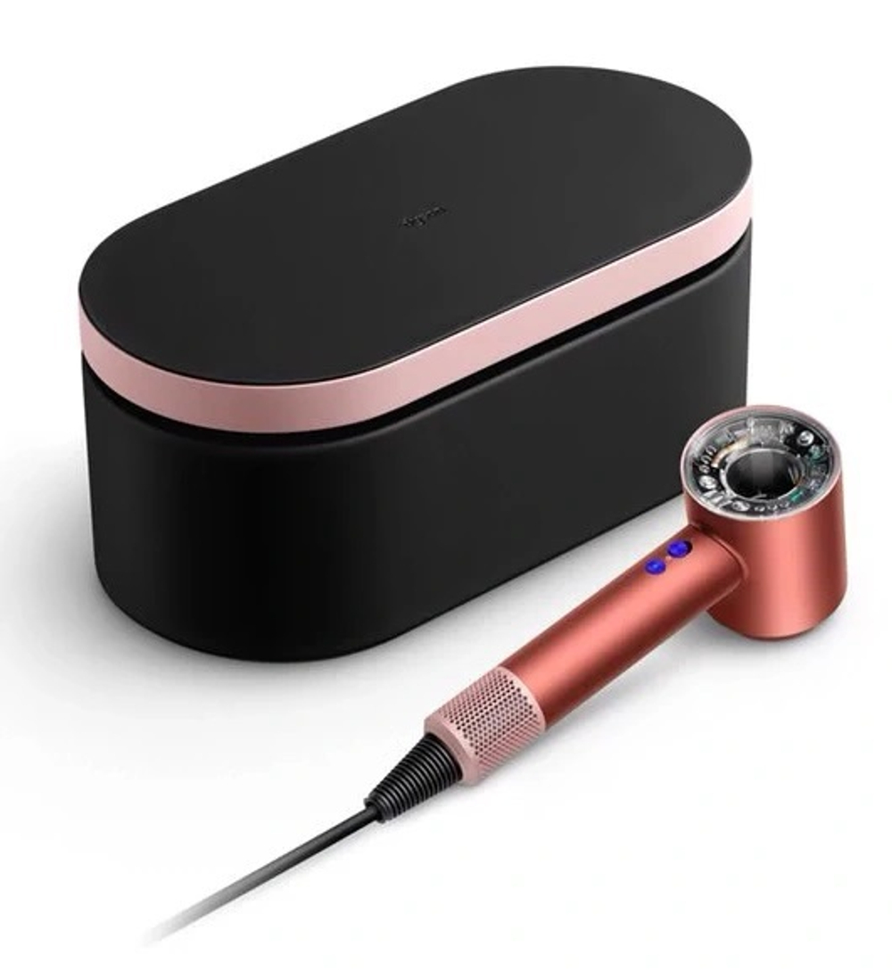 Фен Dyson Supersonic Nural HD16, Strawberry bronze/Blush pink (Подарочный кейс для хранения)