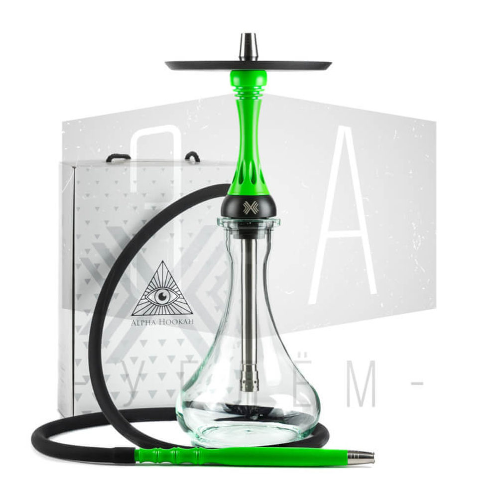 Кальян Alpha Hookah Model X (Green FL)