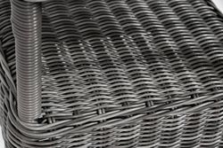 "Рим" комплект шезлонг со столиком, цвет графит