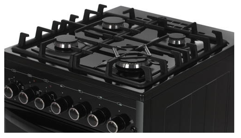 Плита газовая GEFEST ПГЭ 5502-02 0044 (черн с раств рис)