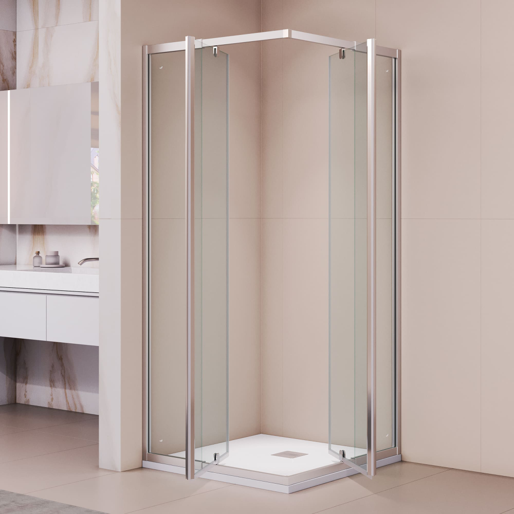 Душевой уголок RGW PA-38 (Прозрачное, 900x900)