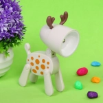 Настольная лампа «Sweet - Жирафик» LED 5,5*5,5*9,6 см, батарейки AG3 0.2W, Бежевый