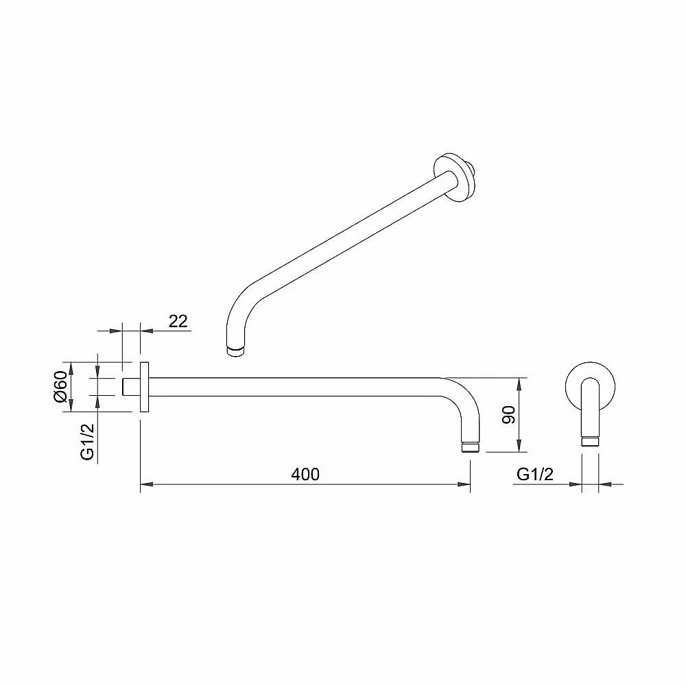 Душевая система BERGES NARDIS 3R 071014 черный матовый